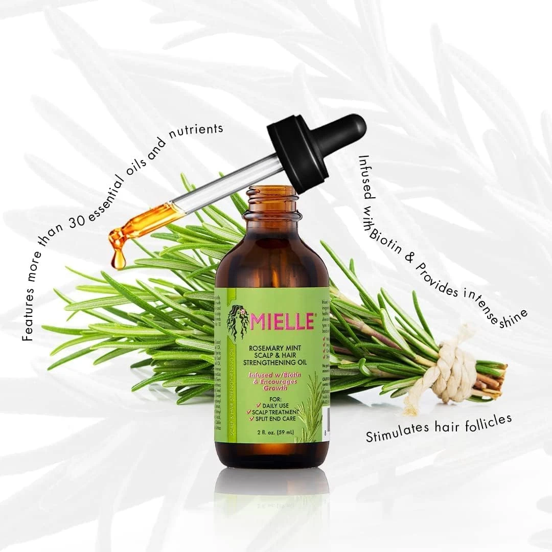 Mielle Rosemary Mint Scalp & Hair Strengthening Oil 59ml 7 Mielle Rosemary Mint Scalp & Hair Strengthening Oil 59ml - Image 5