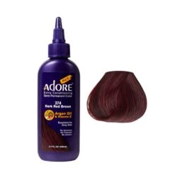 Adore Plus Semi Permanent Hair Color 374 Dark Red Brown 100ml