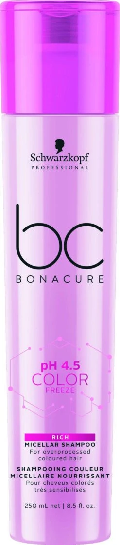 Schwarzkopf Professional Bonacure PH 4.5 Color Freeze Rich Micellar Shampoo 250ml