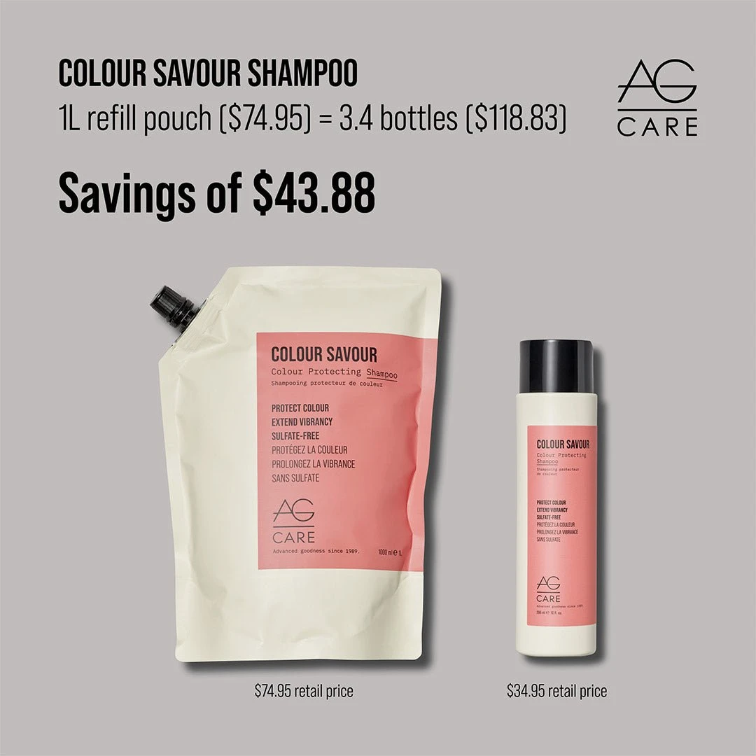 AG Care Colour Savour Colour Protecting Shampoo 1L 6 AG Care Colour Savour Colour Protecting Shampoo 1L - Image 4