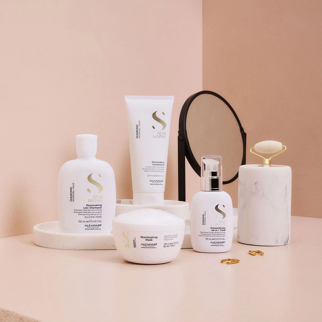 Alfaparf Milano Semi Di Lino Diamond Illuminating Conditioner 200ml 5 Alfaparf Milano Semi Di Lino Diamond Illuminating Conditioner 200ml - Image 3