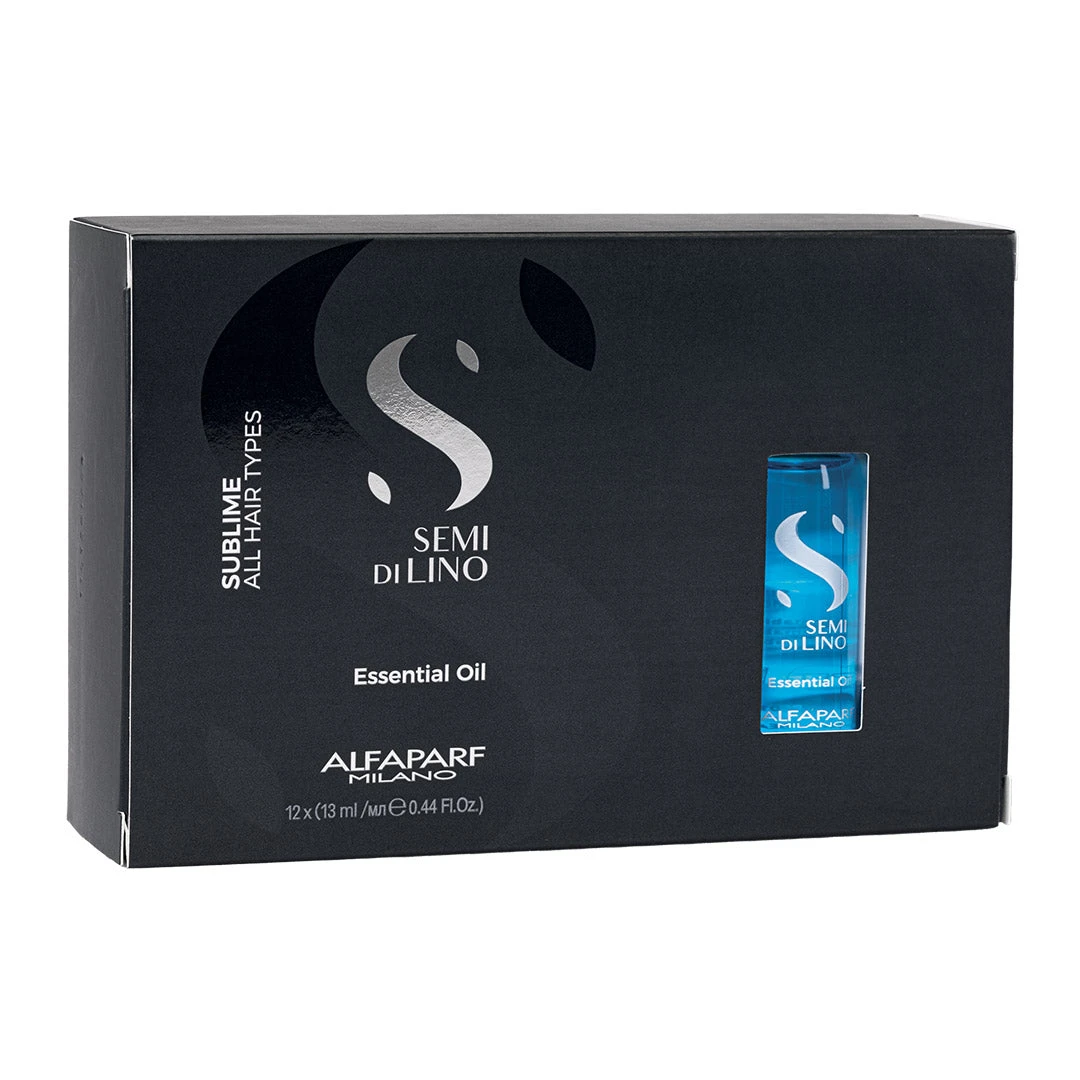 Alfaparf Milano Semi Di Lino Sublime Essential Oil 13ml 12pc Pack 3 Alfaparf Milano Semi Di Lino Sublime Essential Oil 13ml 12pc Pack