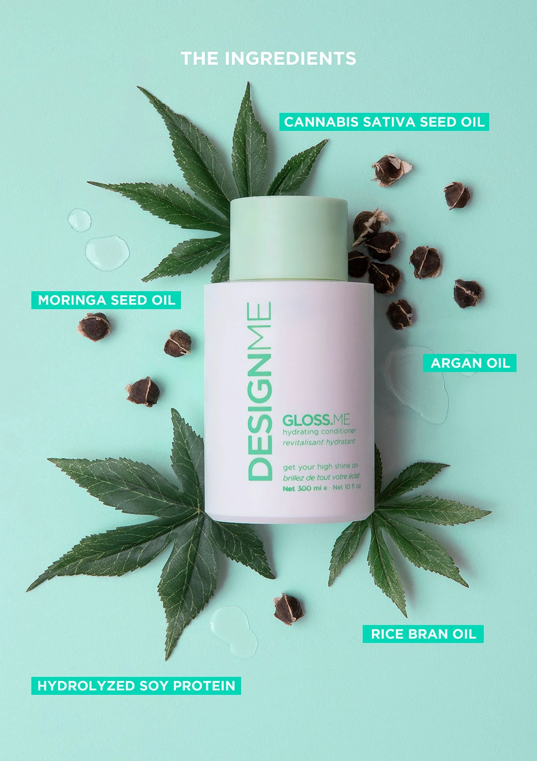 DesignMe Gloss.Me Hydrating Conditioner 300ml 5 DesignMe Gloss.Me Hydrating Conditioner 300ml - Image 3