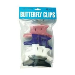 Hi Lift Butterfly Clips Assorted 12pc