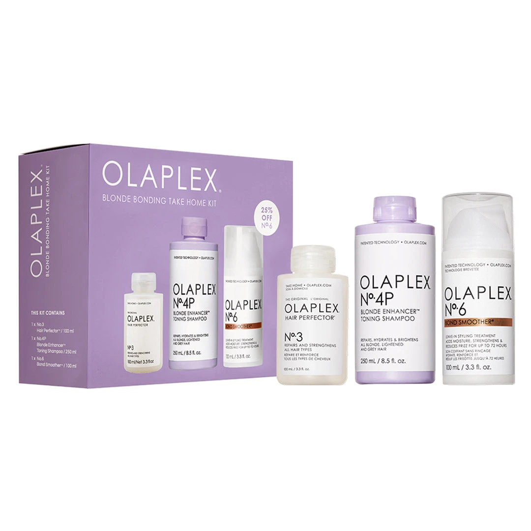 Olaplex No.4P Blonde Enhancer Toning Shampoo Trio Pack 3 Olaplex No.4P Blonde Enhancer Toning Shampoo Trio Pack