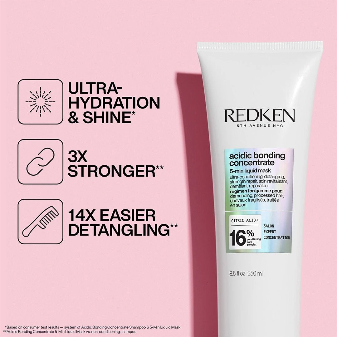 Redken Acidic Bonding Concentrate 5-Minute Mask 250ml 4 Redken Acidic Bonding Concentrate 5-Minute Mask 250ml - Image 2