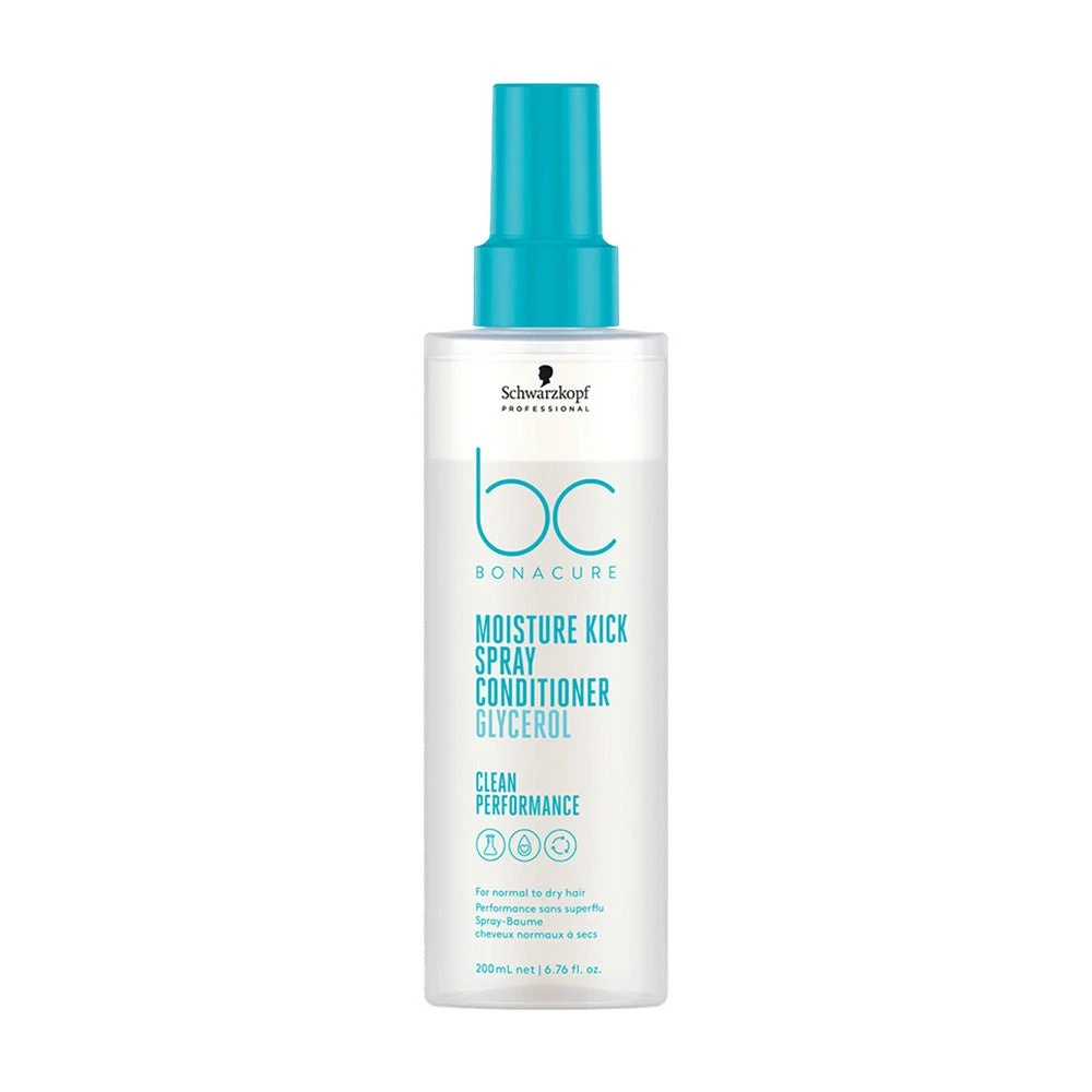 Schwarzkopf Professional BC Clean Performance Moisture Kick Spray Conditioner 200ml 3 Schwarzkopf Professional BC Clean Performance Moisture Kick Spray Conditioner 200ml