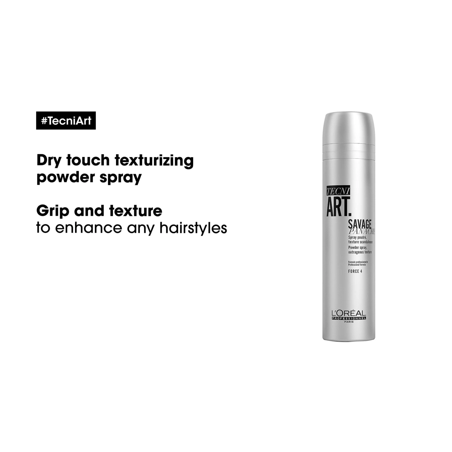 L'Oreal Professionnel Tecni.ART Savage Panache Powder Spray 250ml 4 L'Oreal Professionnel Tecni.ART Savage Panache Powder Spray 250ml - Image 2