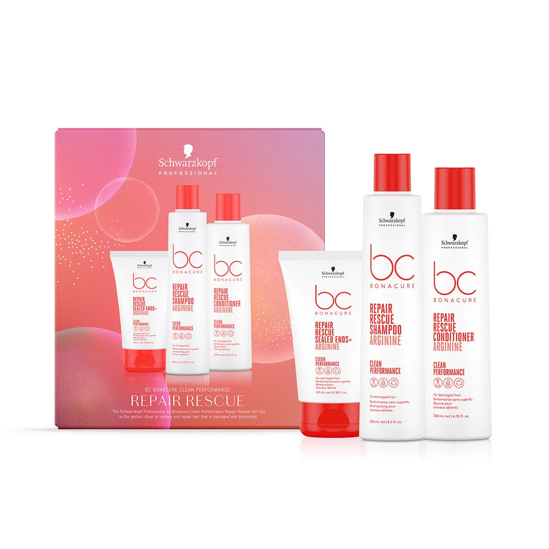 Schwarzkopf Professional BC Clean Repair Rescue Trio Pack 4 Schwarzkopf Professional BC Clean Repair Rescue Trio Pack - Image 2