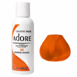 Adore Semi Permanent Hair Colour Sunrise Orange 38 118ml