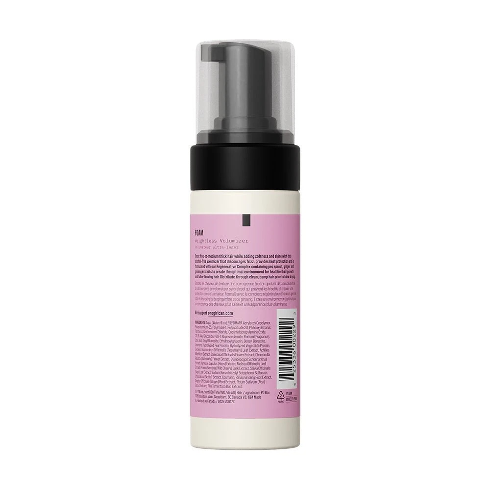 AG Care Foam Weightless Volumizer 148ml 5 AG Care Foam Weightless Volumizer 148ml - Image 3