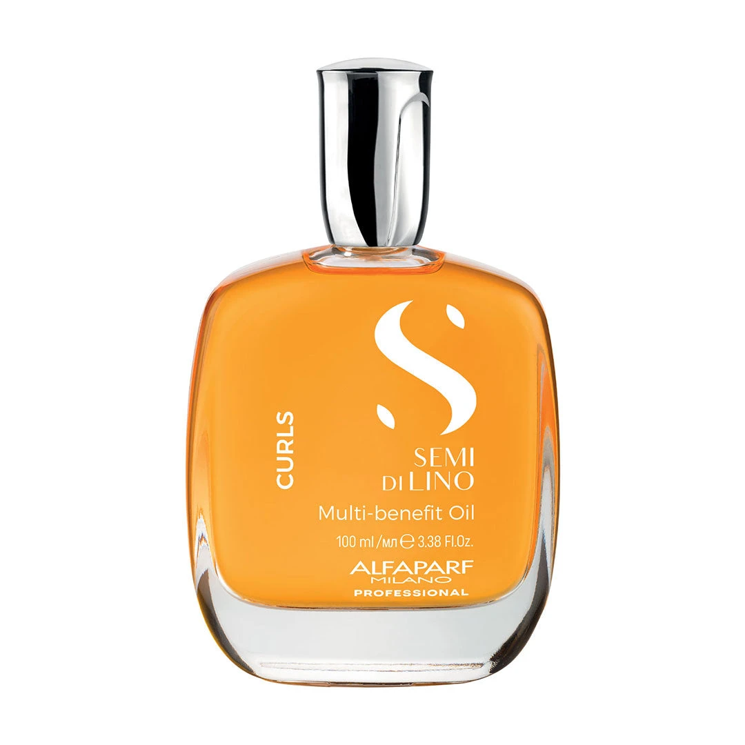 Alfaparf Milano Semi Di Lino Curl Multi-Benefit Oil 100ml 3 Alfaparf Milano Semi Di Lino Curl Multi-Benefit Oil 100ml