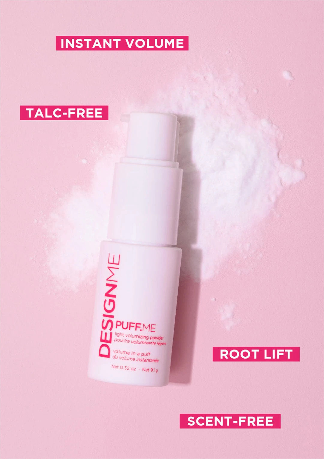 DesignMe Puff.Me Light Volumizing Powder 9.1g 4 DesignMe Puff.Me Light Volumizing Powder 9.1g - Image 2