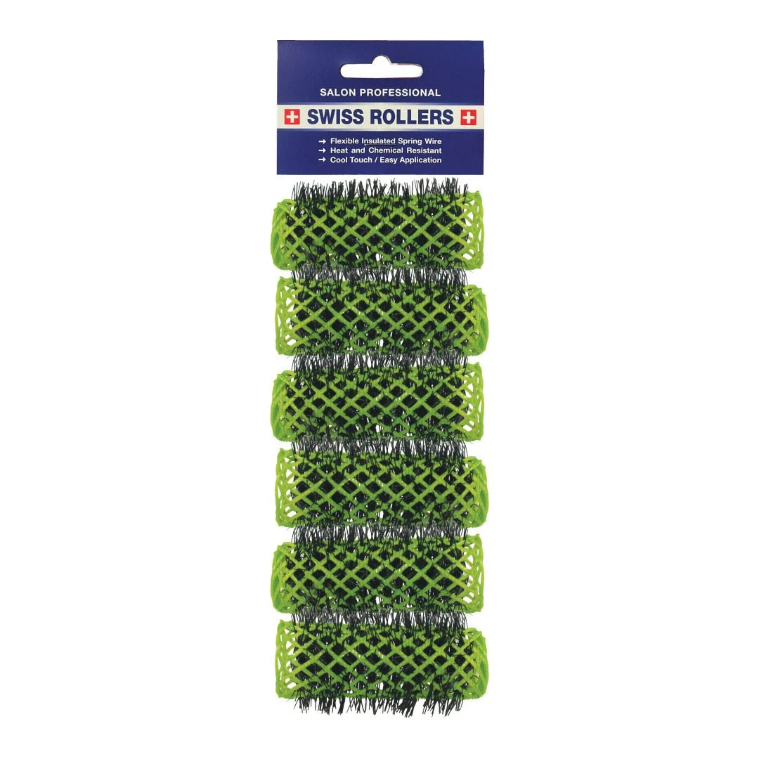 Hi Lift Swiss Rollers 25mm Green 6pc 3 Hi Lift Swiss Rollers 25mm Green 6pc