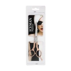 Iceman Serrated Blades Hairdressing 5.75" Scissors Rose Gold