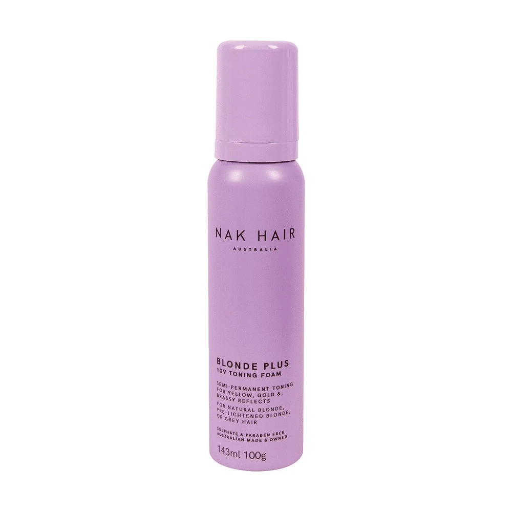 NAK Hair Blonde Plus 10V Toning Foam 100g 3 NAK Hair Blonde Plus 10V Toning Foam 100g
