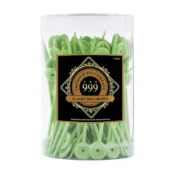 Premium Pin Company 999 Medium Plastic Roller Pins Green 100pc