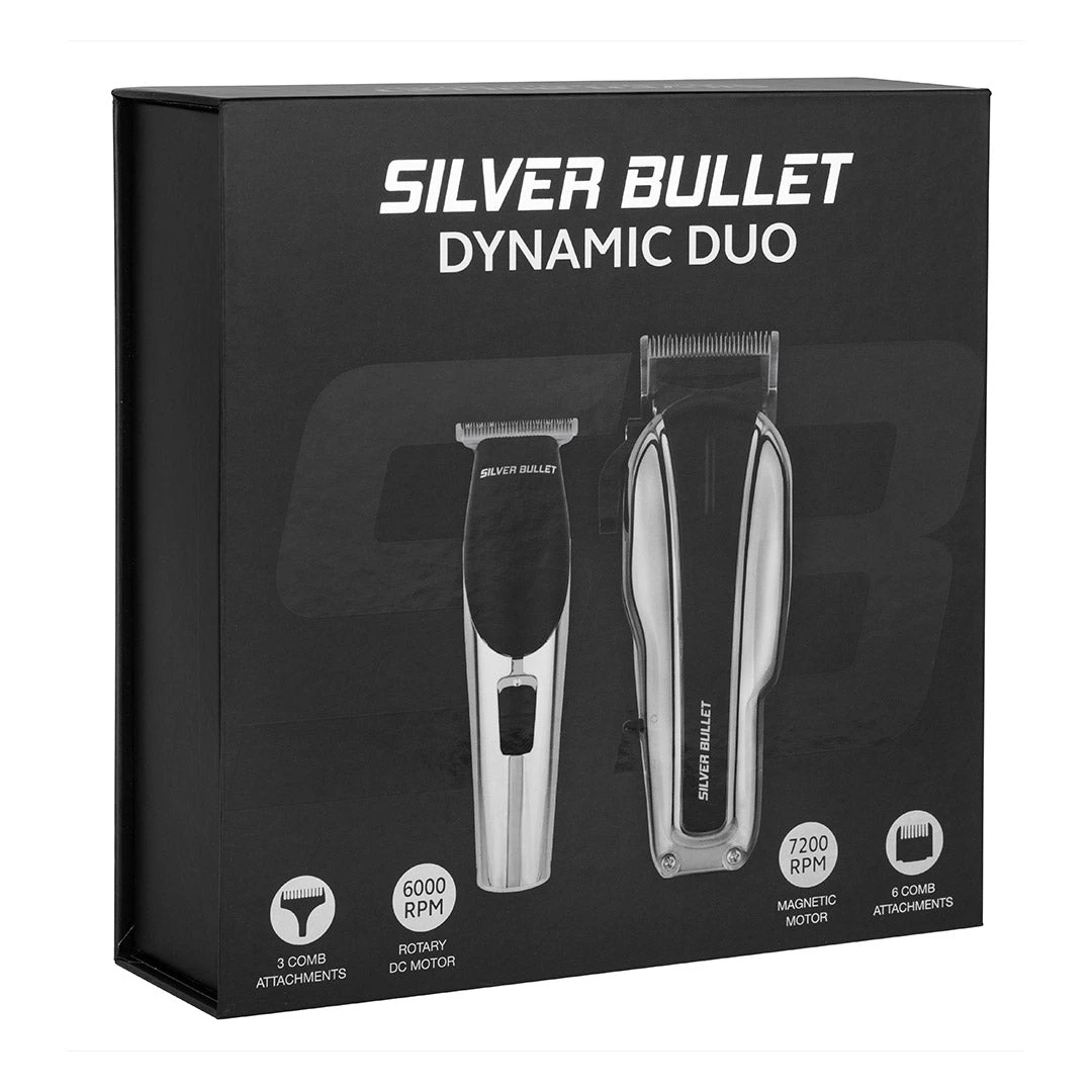 Silver Bullet Dynamic Duo Hair Trimmer And Clipper Set 4 Silver Bullet Dynamic Duo Hair Trimmer And Clipper Set - Image 2