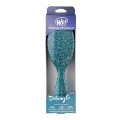 Wet Brush Awestruck Detangler Brush Teal Shimmer -Price Attack Shop wet brush awestruck teal shimmer 3 484585